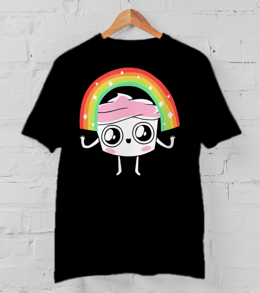 The Good Advice Cupcake Kawaii Rainbow Delight T-Shirt