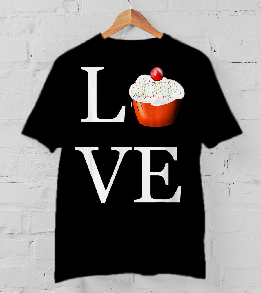 Love Cupcake Sprinkle Delight I Love Cupcakes T-Shirt