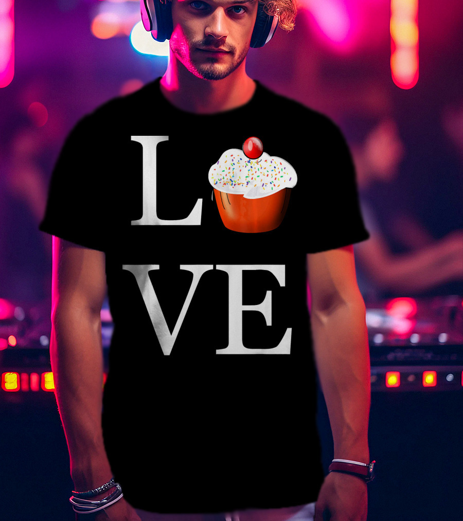Love Cupcake Sprinkle Delight I Love Cupcakes T-Shirt