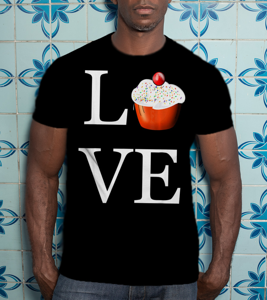 Love Cupcake Sprinkle Delight I Love Cupcakes T-Shirt