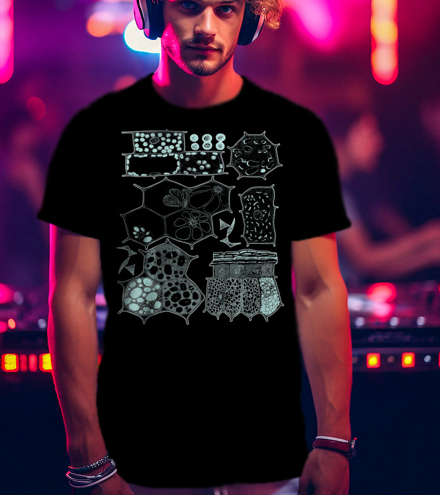 Microbiology Science Botany Cellular Structures T-Shirt
