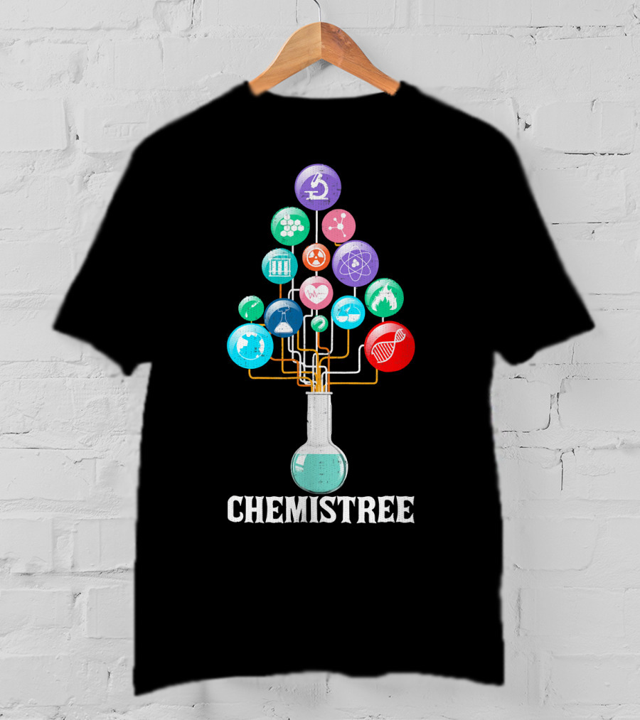 ChemiSTREE Science Chemistry Lover Icons T-Shirt