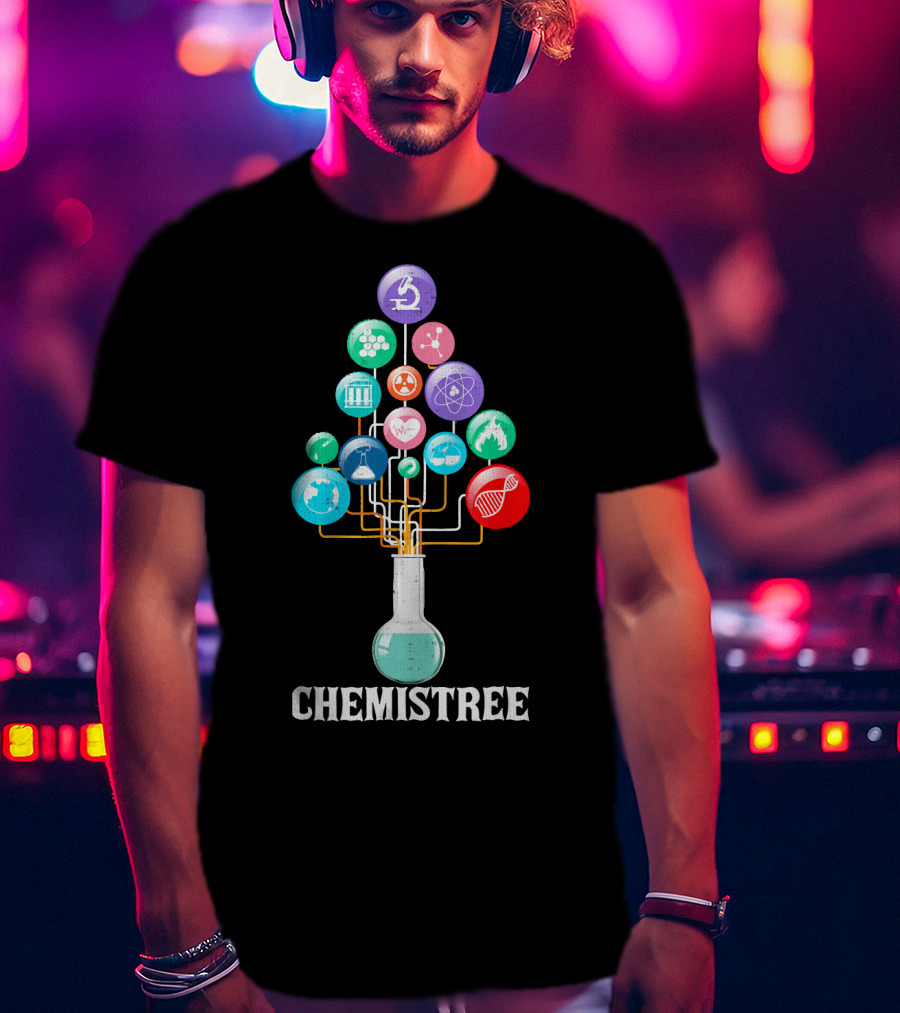 ChemiSTREE Science Chemistry Lover Icons T-Shirt