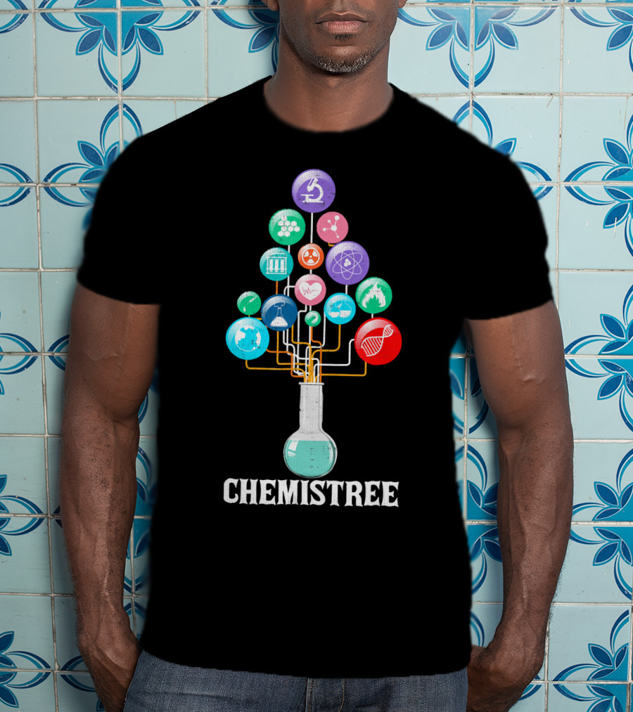 ChemiSTREE Science Chemistry Lover Icons T-Shirt