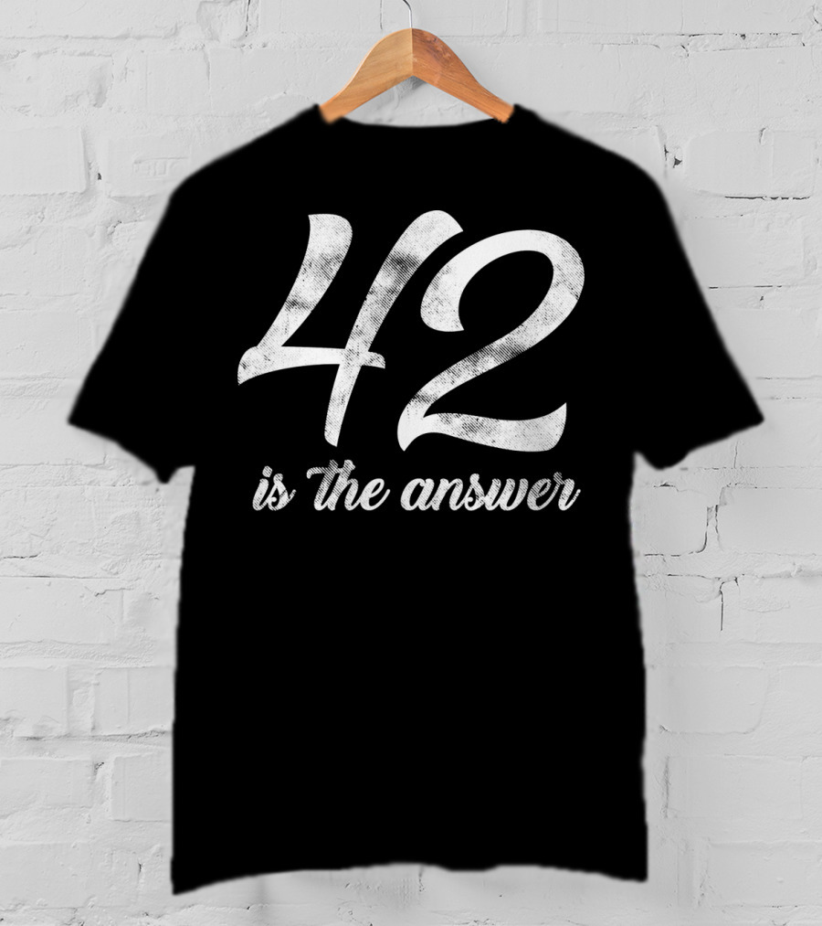 Space 42 Science Fiction Galaxy Guide 42 Is The Answer T-Shirt