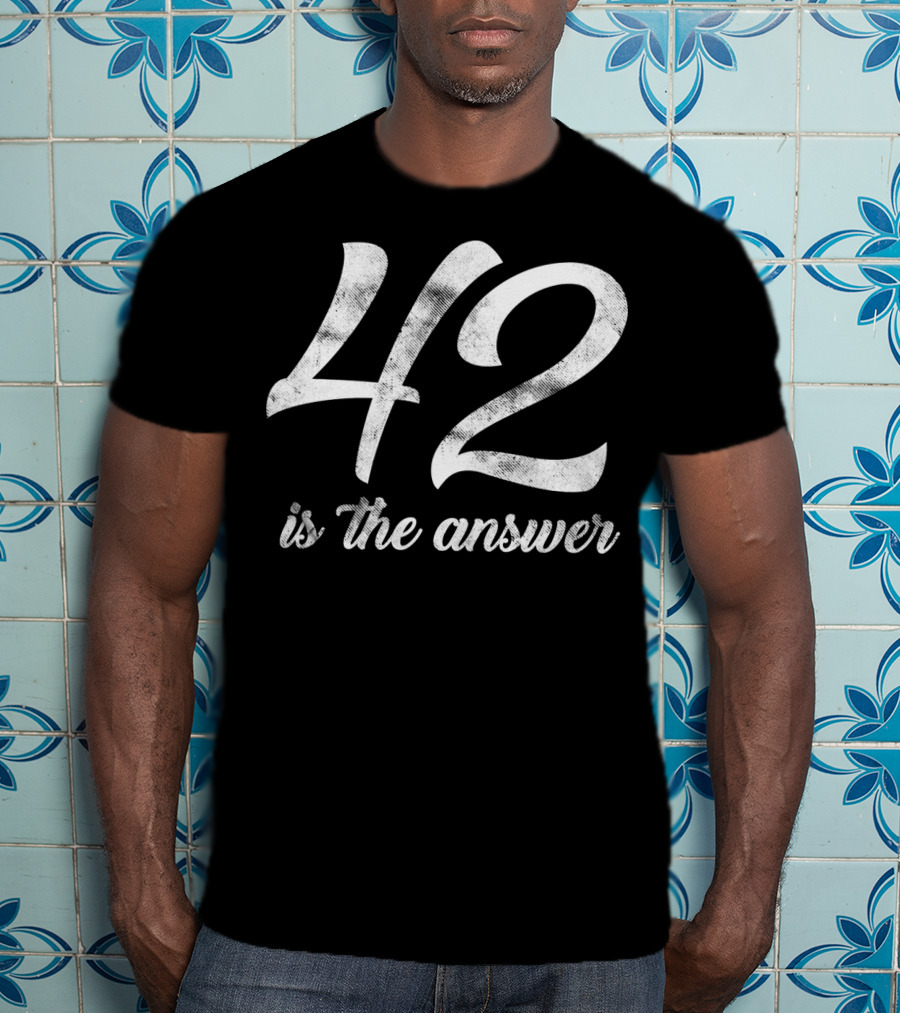 Space 42 Science Fiction Galaxy Guide 42 Is The Answer T-Shirt