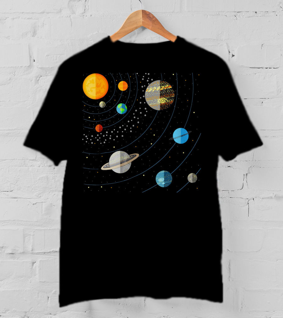 Our Solar System Science Education Planets And Orbits T-Shirt