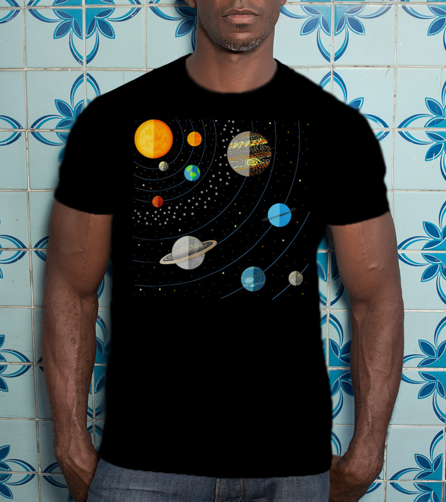 Our Solar System Science Education Planets And Orbits T-Shirt