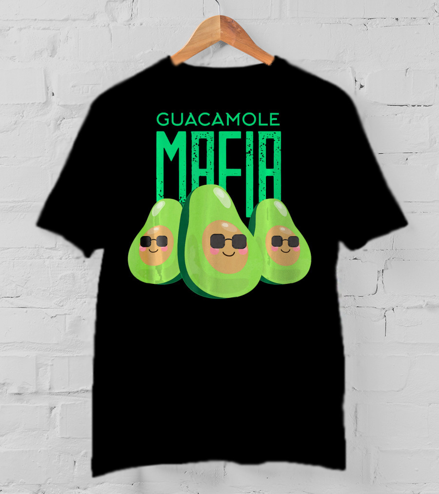 Guacamole Mafia Avogato Cool Avocado T-Shirt