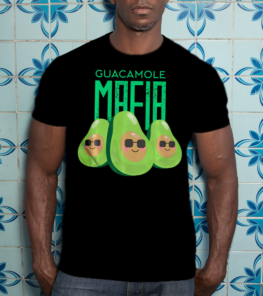 Guacamole Mafia Avogato Cool Avocado T-Shirt