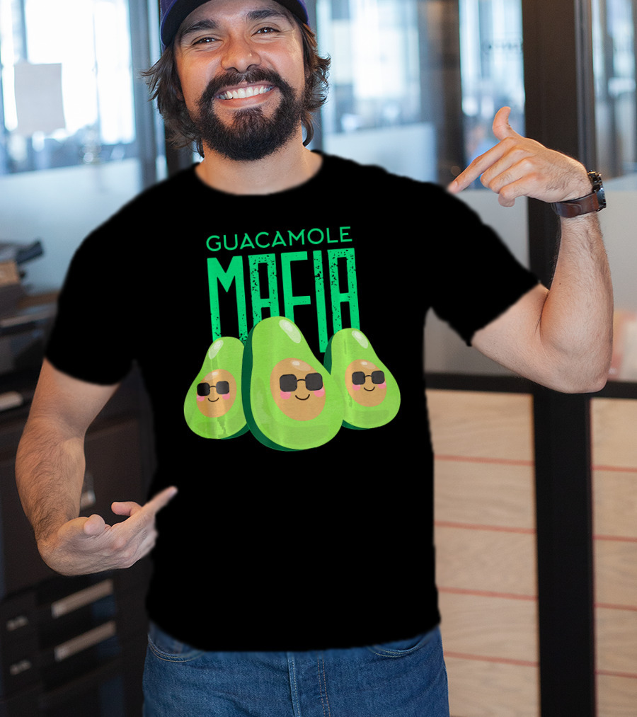 Guacamole Mafia Avogato Cool Avocado T-Shirt