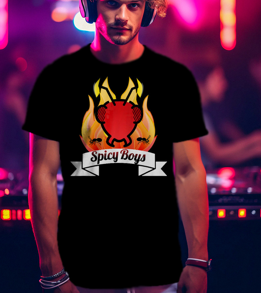 Spicy Boys Fire Ants Flame T-Shirt
