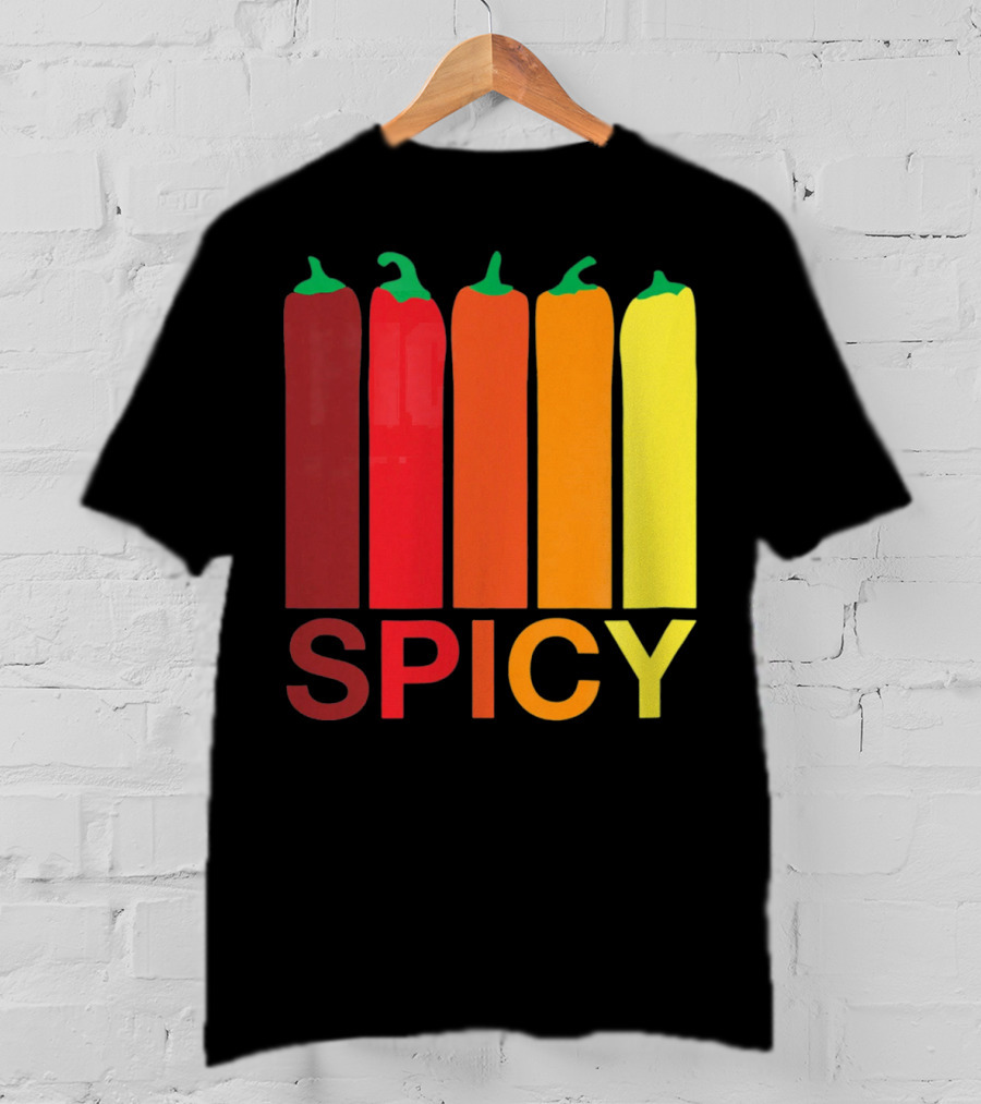 Hannah Hart Spicy Peppers Multicolor T-Shirt