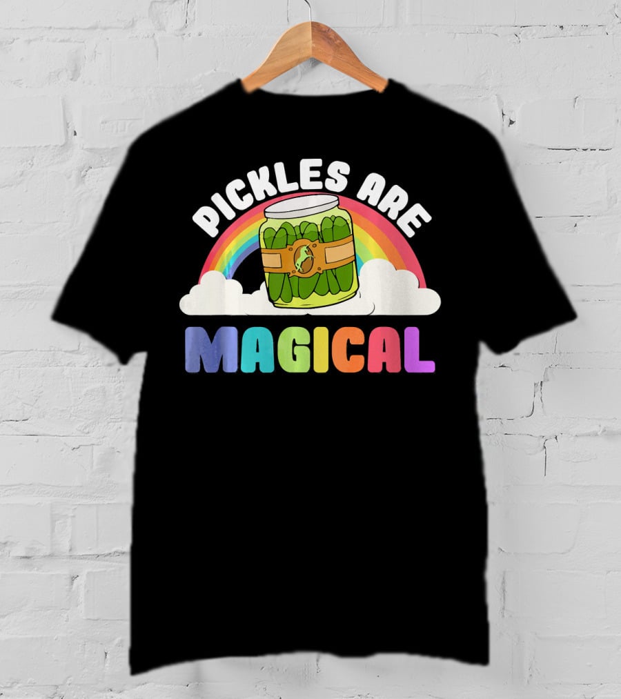 Rainbow Pickles Are Magical Clouds T-Shirt