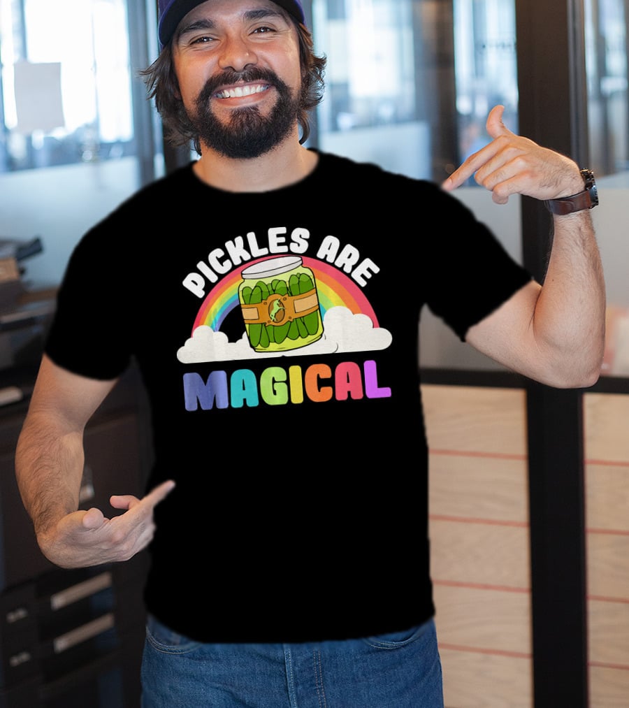 Rainbow Pickles Are Magical Clouds T-Shirt