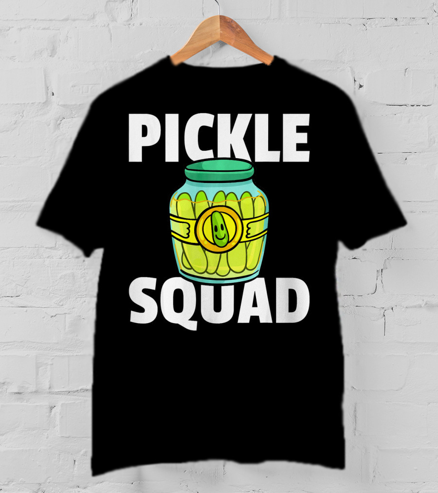 Pickle Squad Happy Pickle Jar T-Shirt