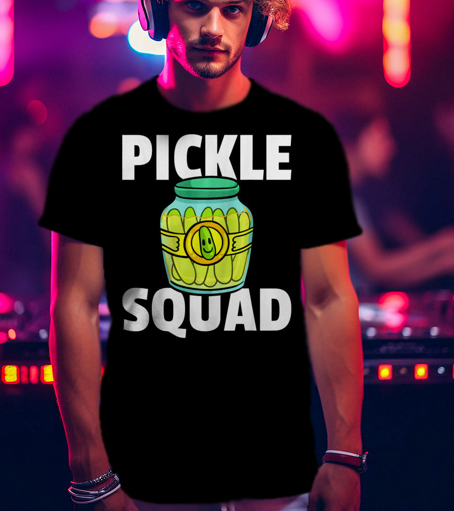 Pickle Squad Happy Pickle Jar T-Shirt