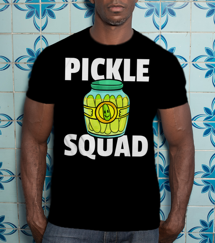 Pickle Squad Happy Pickle Jar T-Shirt