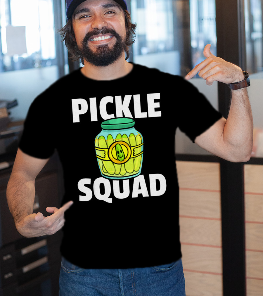 Pickle Squad Happy Pickle Jar T-Shirt