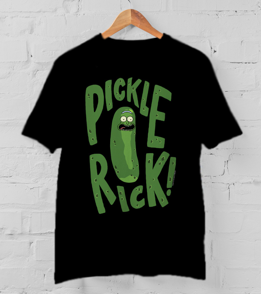 Rick And Morty Pickle Rick Pickle Drawing T-Shirt