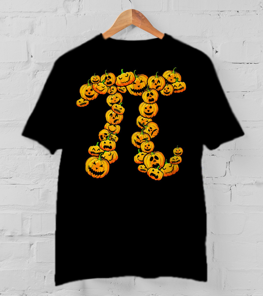 Pumpkin Pi Pie Thanksgiving Dessert Math Jack-O'-Lanterns T-Shirt