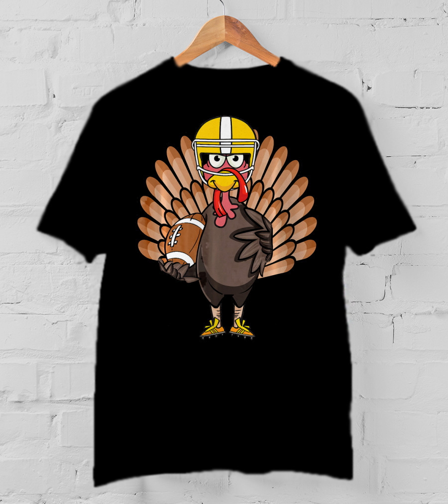 Thanksgiving Turkey Bowl Football Turkey T-Shirt