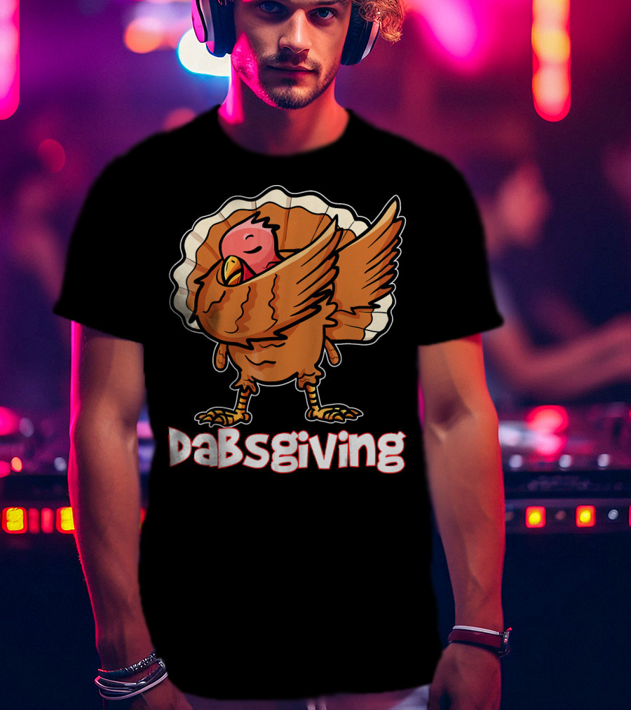Dabsgiving Dabbing Turkey T-Shirt