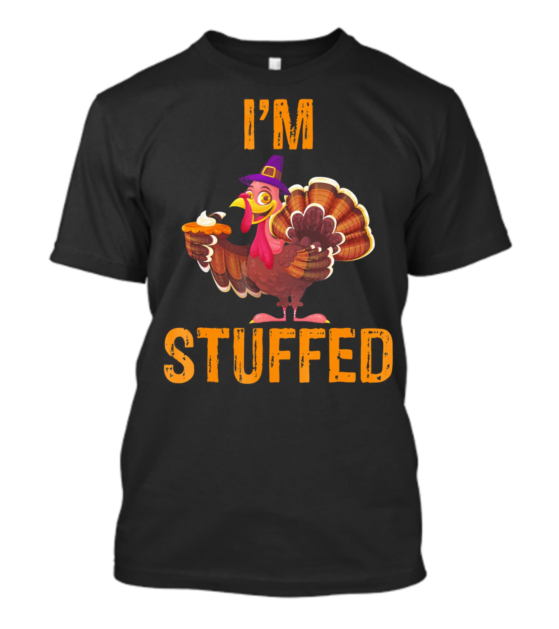 I'M STUFFED Funny Turkey Thanksgiving Humor T-Shirt