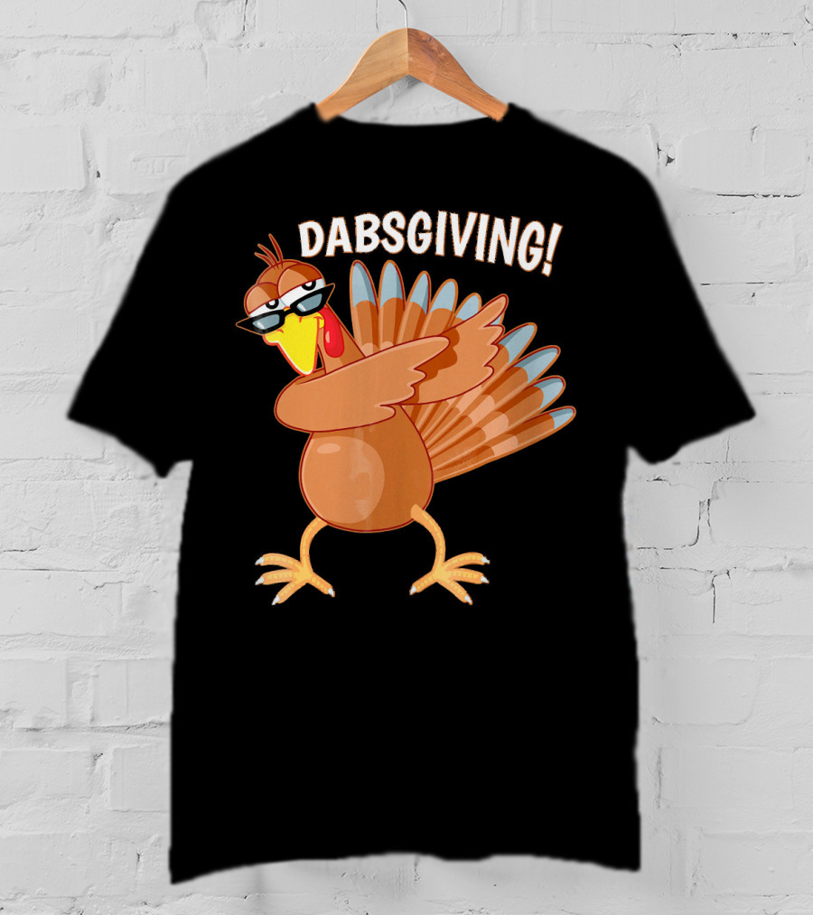 Dabsgiving Funny Dabbing Turkey Thanksgiving Dabs T-Shirt
