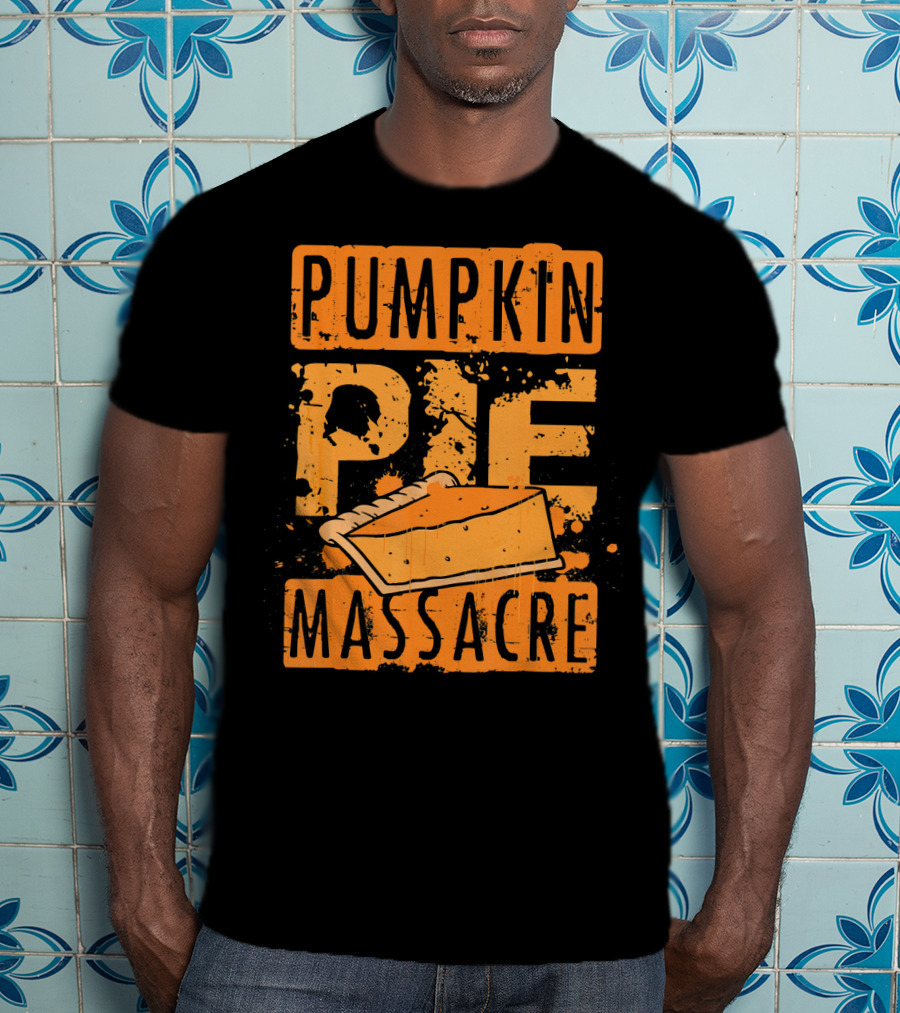 Pumpkin Pie Massacre Slice T-Shirt
