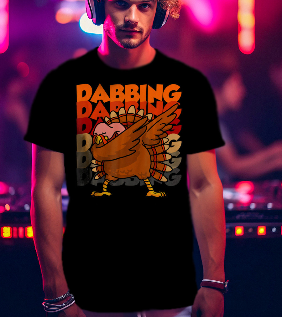 Dabbing Dabbing Dabbing Turkey T-Shirt