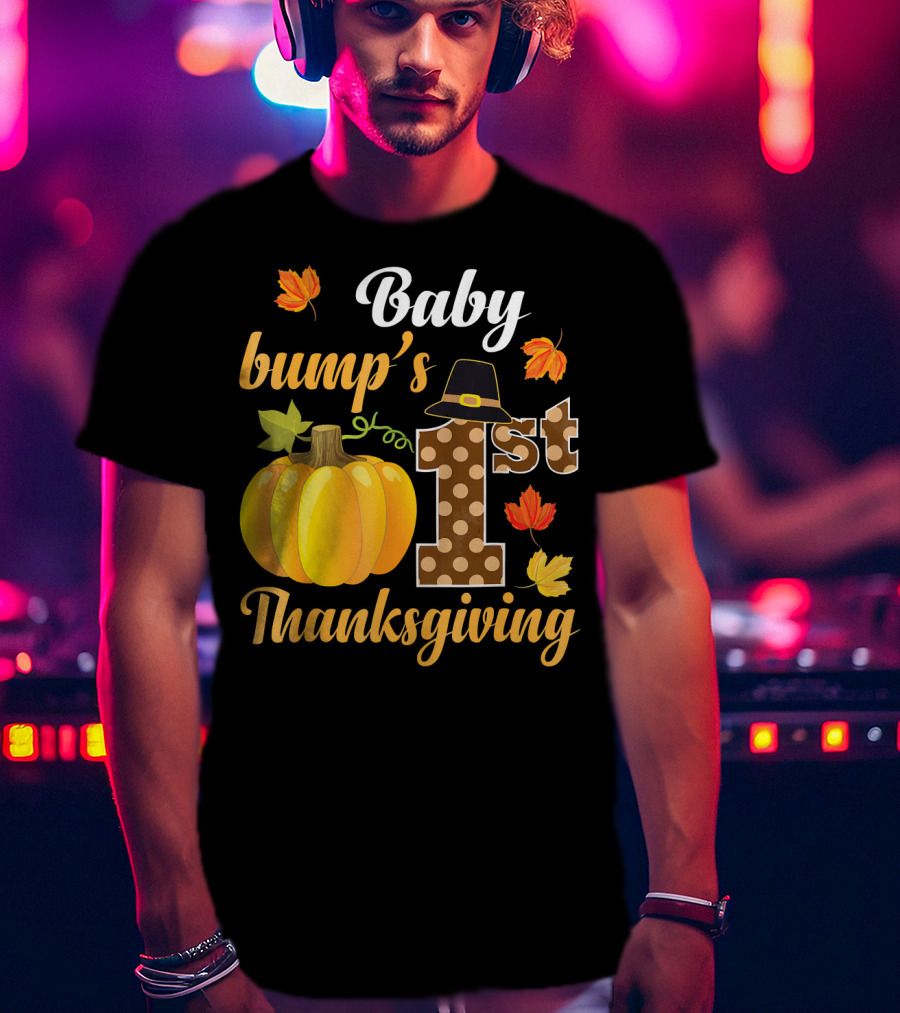 Baby Bump's 1st Thanksgiving T-Shirt