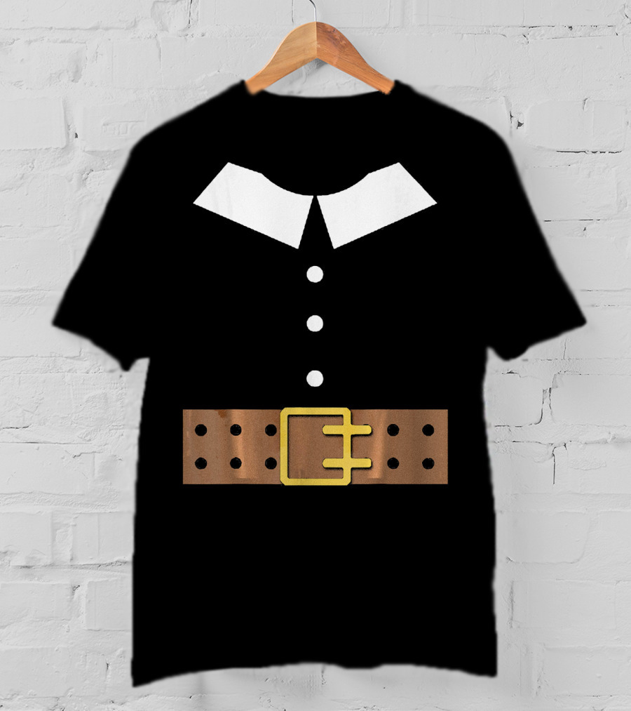 Thanksgiving Pilgrim Costume Belt Turkey Day Classic T-Shirt