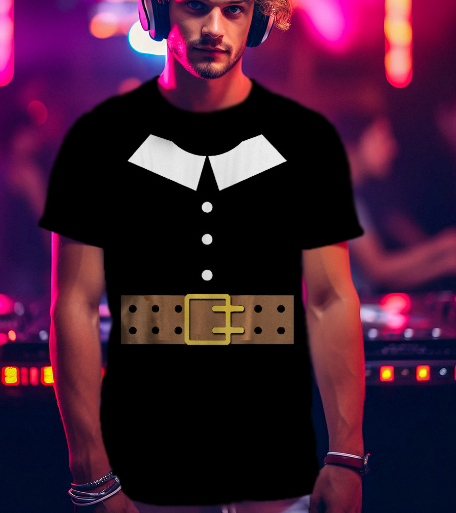 Thanksgiving Pilgrim Costume Belt Turkey Day Classic T-Shirt