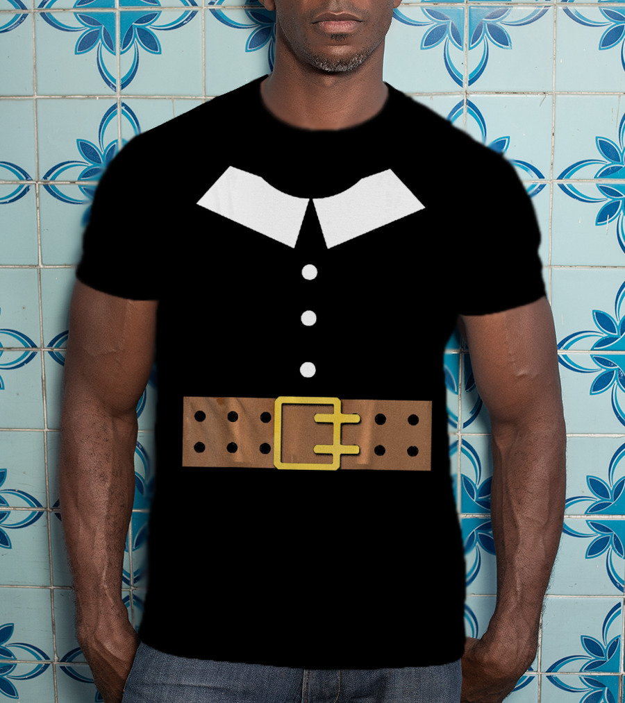 Thanksgiving Pilgrim Costume Belt Turkey Day Classic T-Shirt