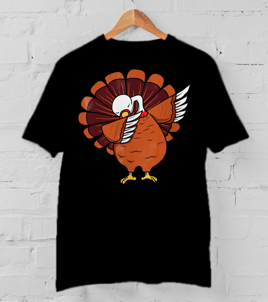 Dabbing Turkey Thanksgiving Dab Dance T-Shirt