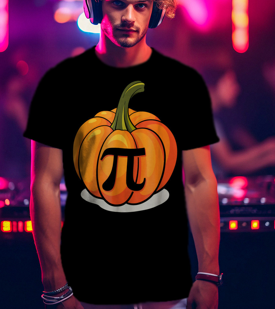 Pumpkin Pi Pie Funny Nerdy Thanksgiving T-Shirt