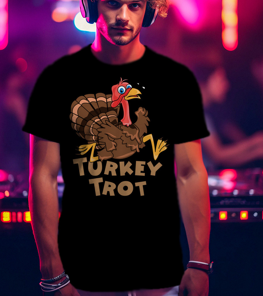 Annual Turkey Trot Running Turkey Race Event T-Shirt