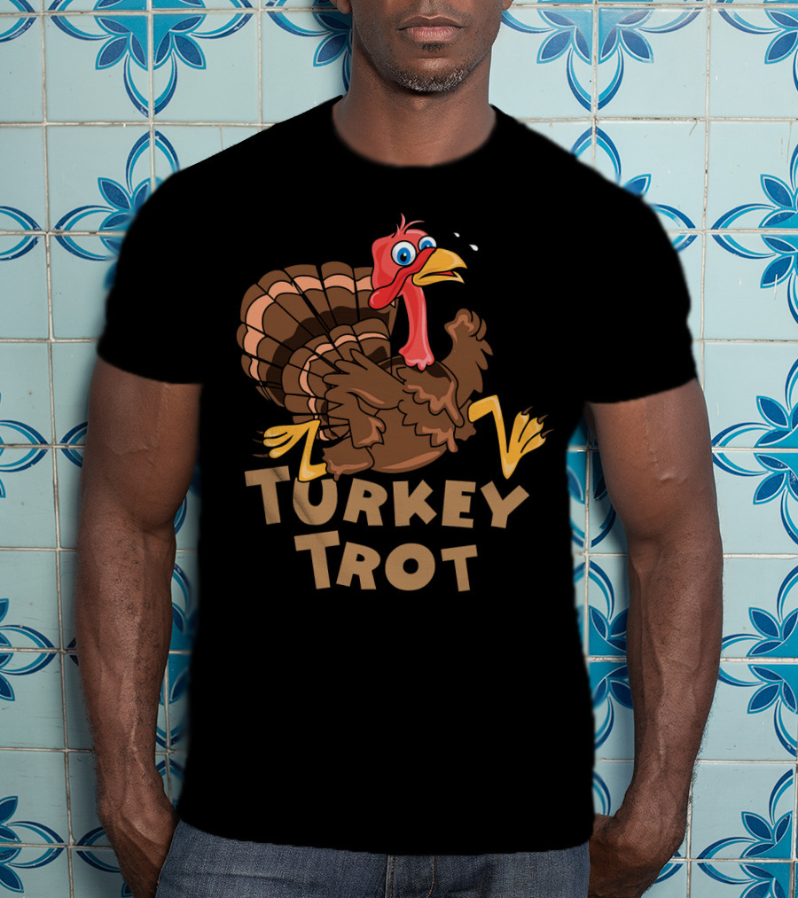 Annual Turkey Trot Running Turkey Race Event T-Shirt