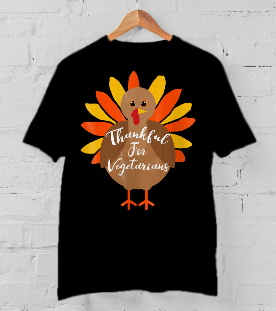 Thankful For Vegetarians Turkey T-Shirt