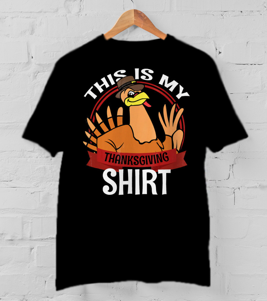This Is My Thanksgiving Turkey Pilgrim T-Shirt