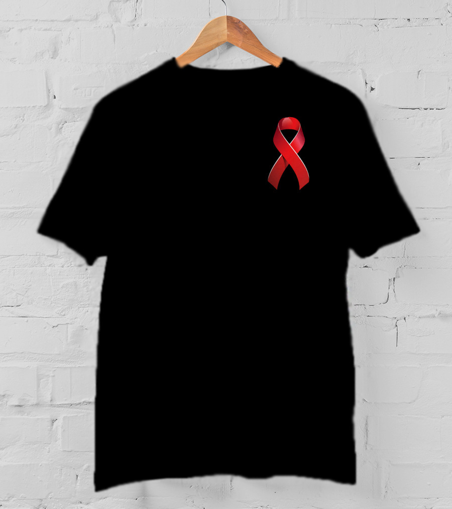 AIDS Awareness Red Ribbon HIV Support Symbol T-Shirt