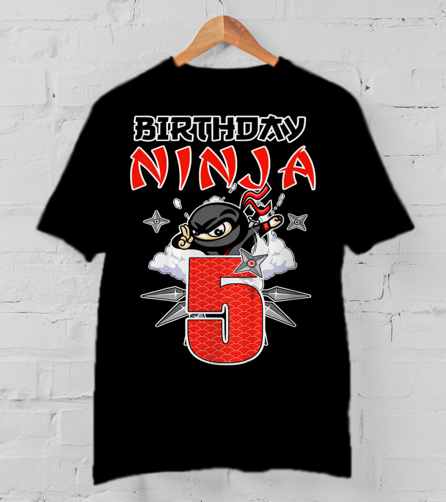 Birthday Ninja 5th T-Shirt