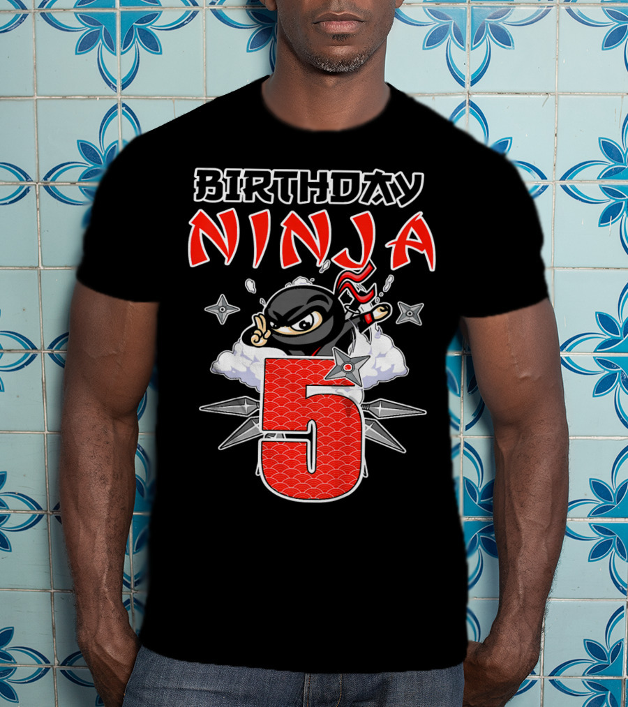 Birthday Ninja 5th T-Shirt