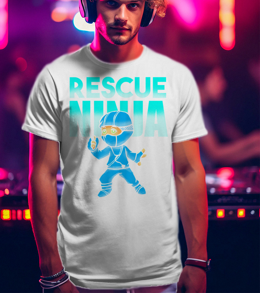 Rescue Ninja Nurses Nursing Day Men Pediatric Hero T-Shirt