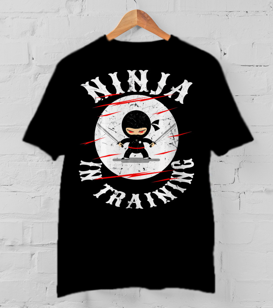 Ninja In Training Distressed Children's T-Shirt