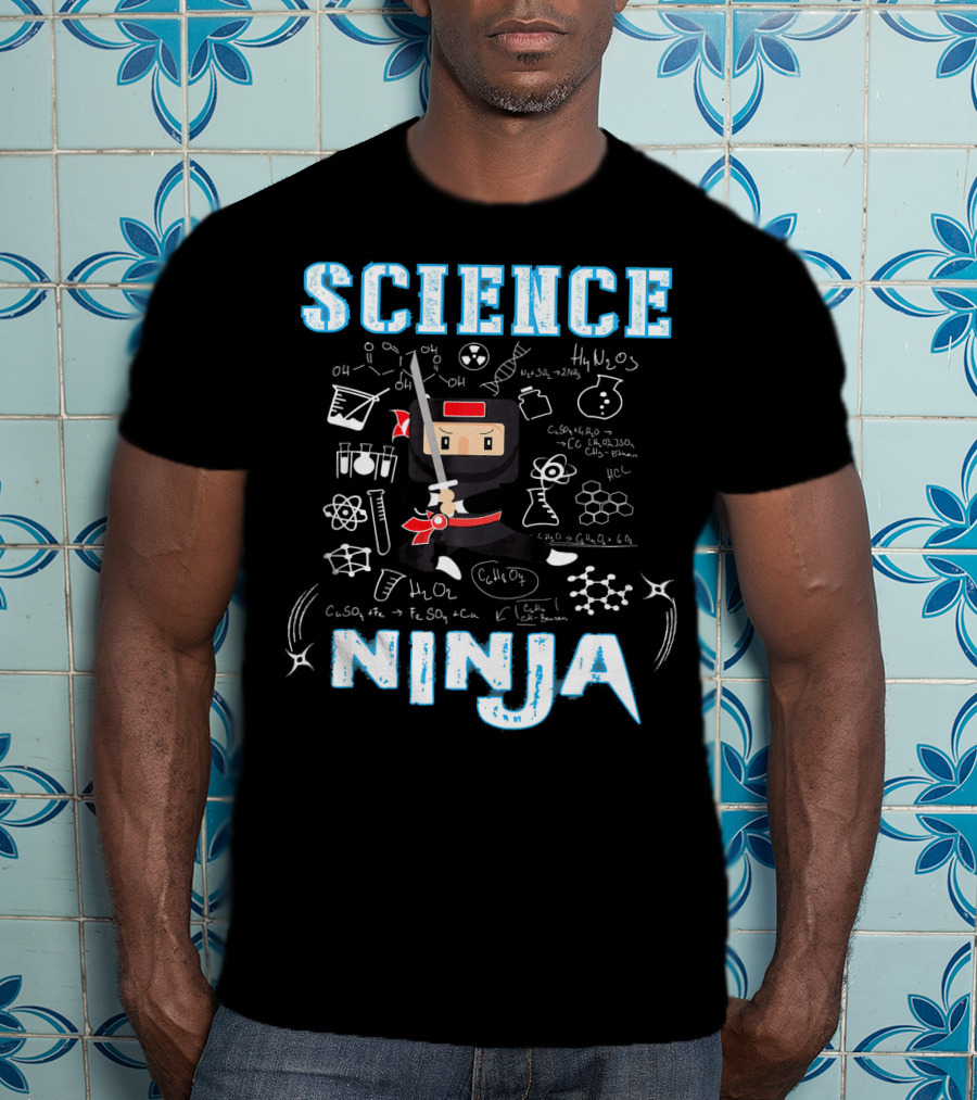 Science Ninja Chemistry Adventures Cool Science T-Shirt