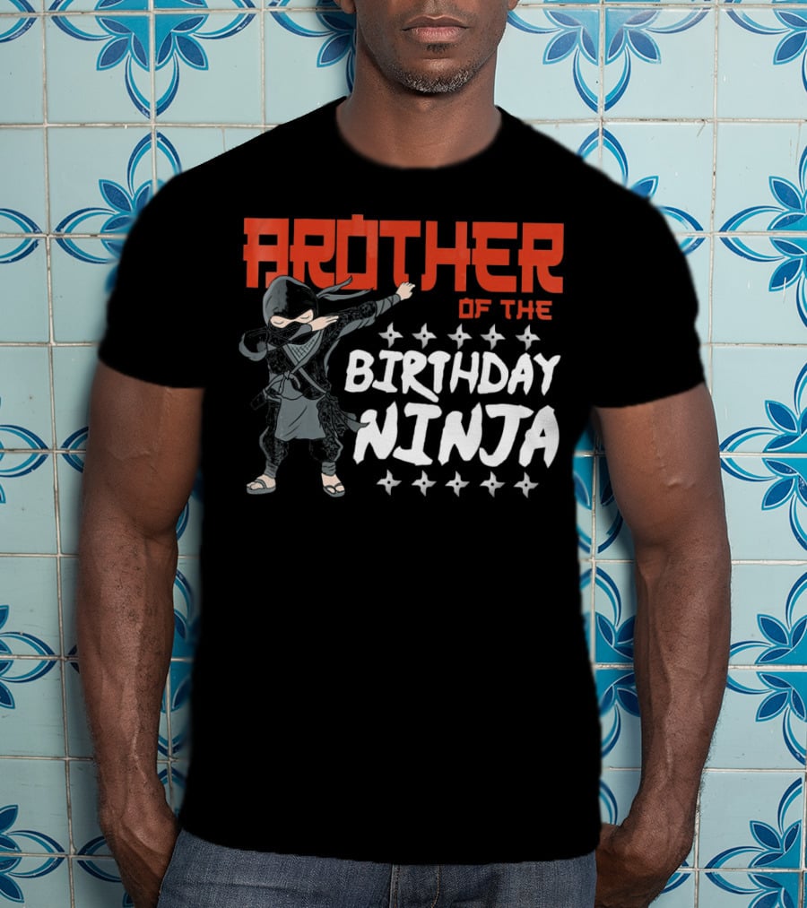 Brother Of The Birthday Ninja T-Shirt