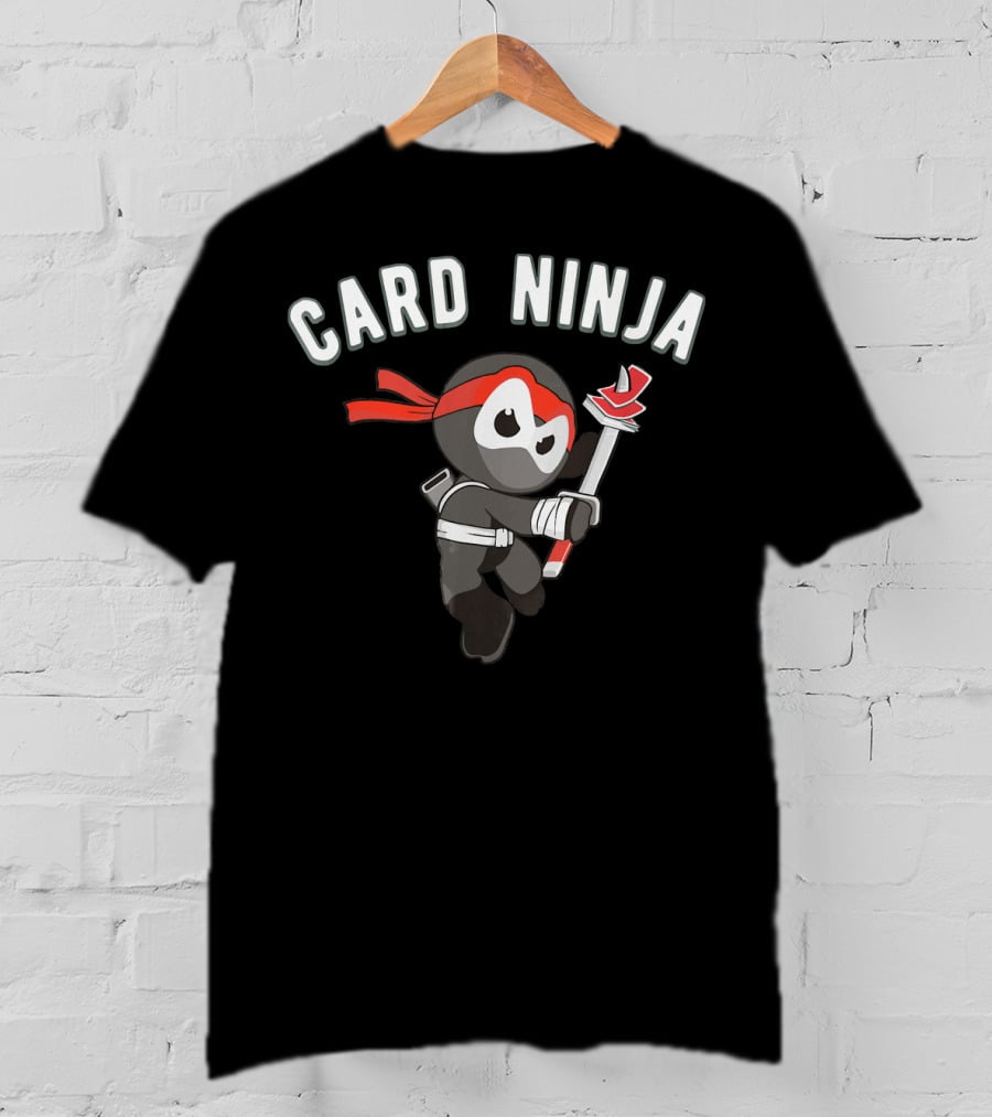 Card Ninja Martial Art Illusion Magician T-Shirt