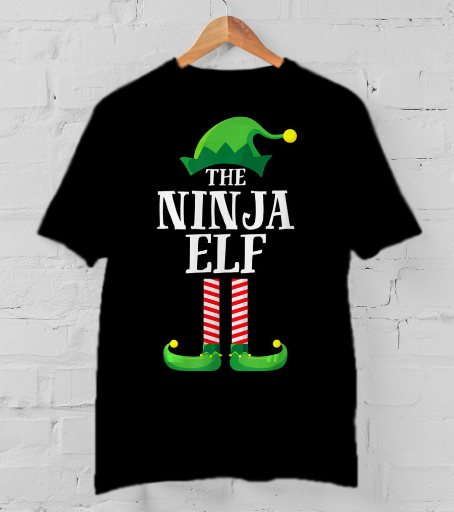 The Ninja Elf Christmas Family Matching Group T-Shirt